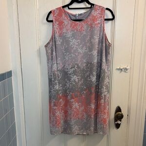 APRICOT Floral Mini Dress - Gray and Pink